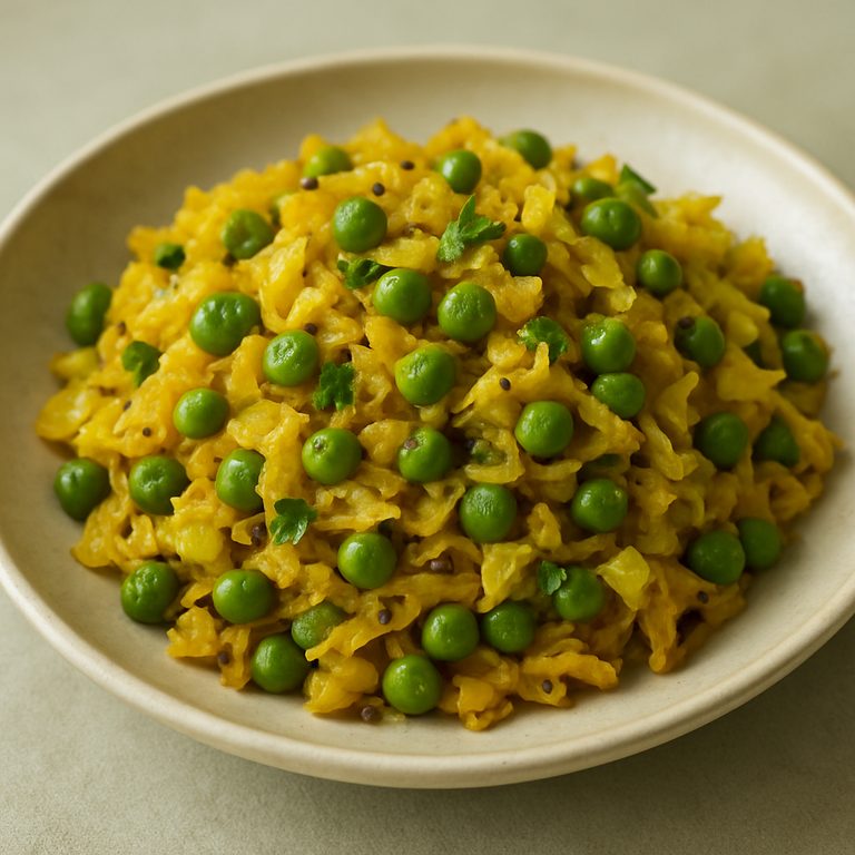 Cabbage Peas Curry