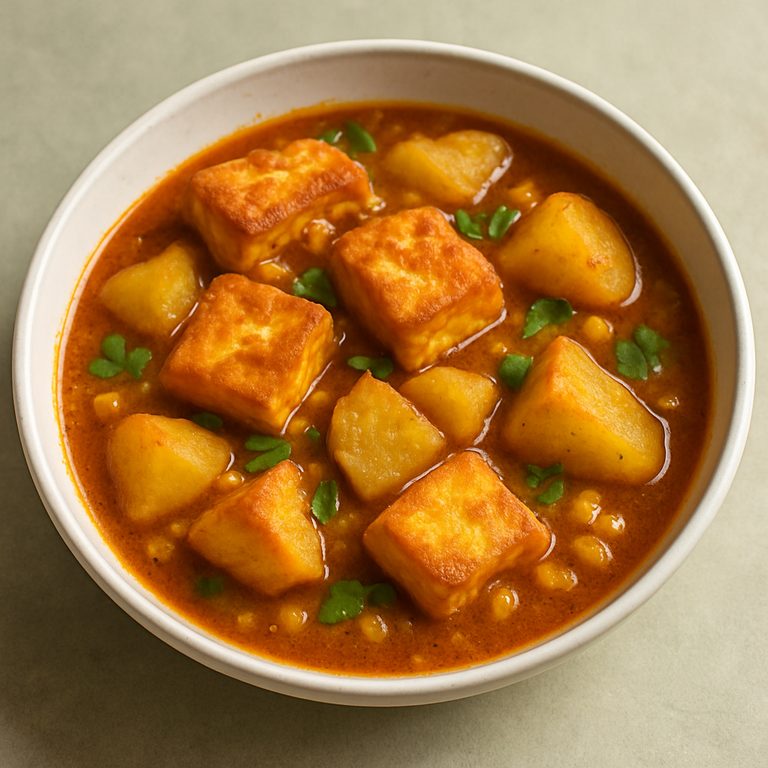 Chhanar Dalna (Paneer)