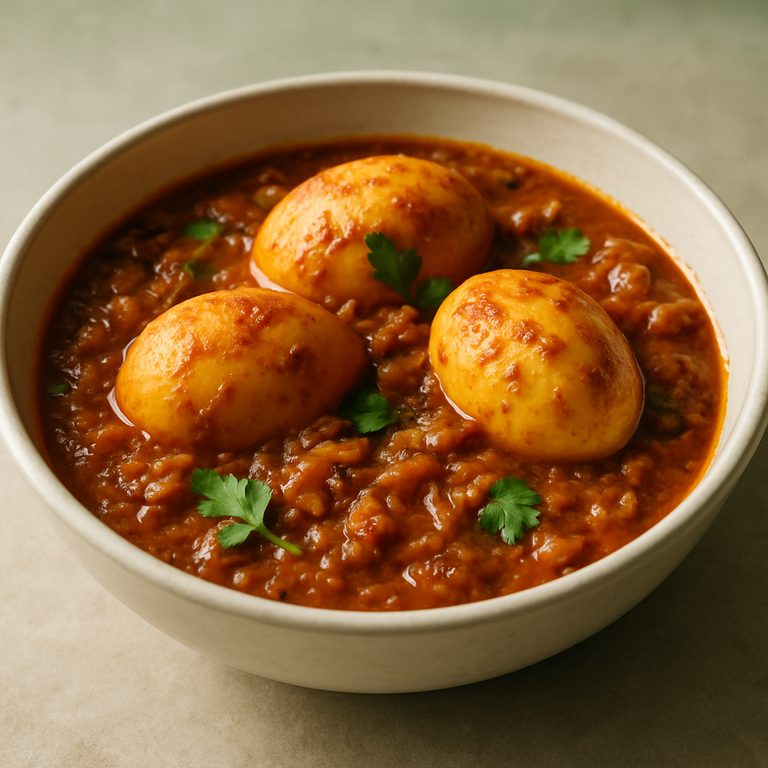 Central Indian Egg Curry