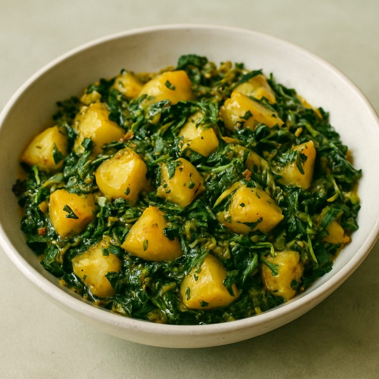 Methi Aloo (Spinach Proxy)